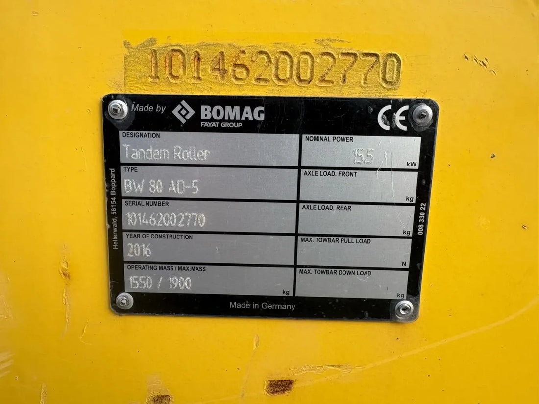 Rullo tandem - BOMAG BW 80 AD-5