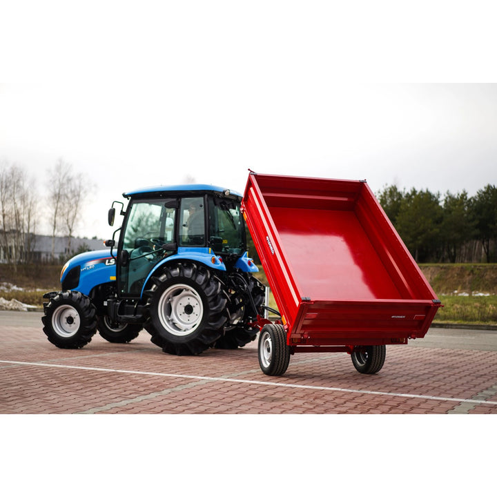 Rimorchio agricolo monoasse 1,5 t con ribaltabile