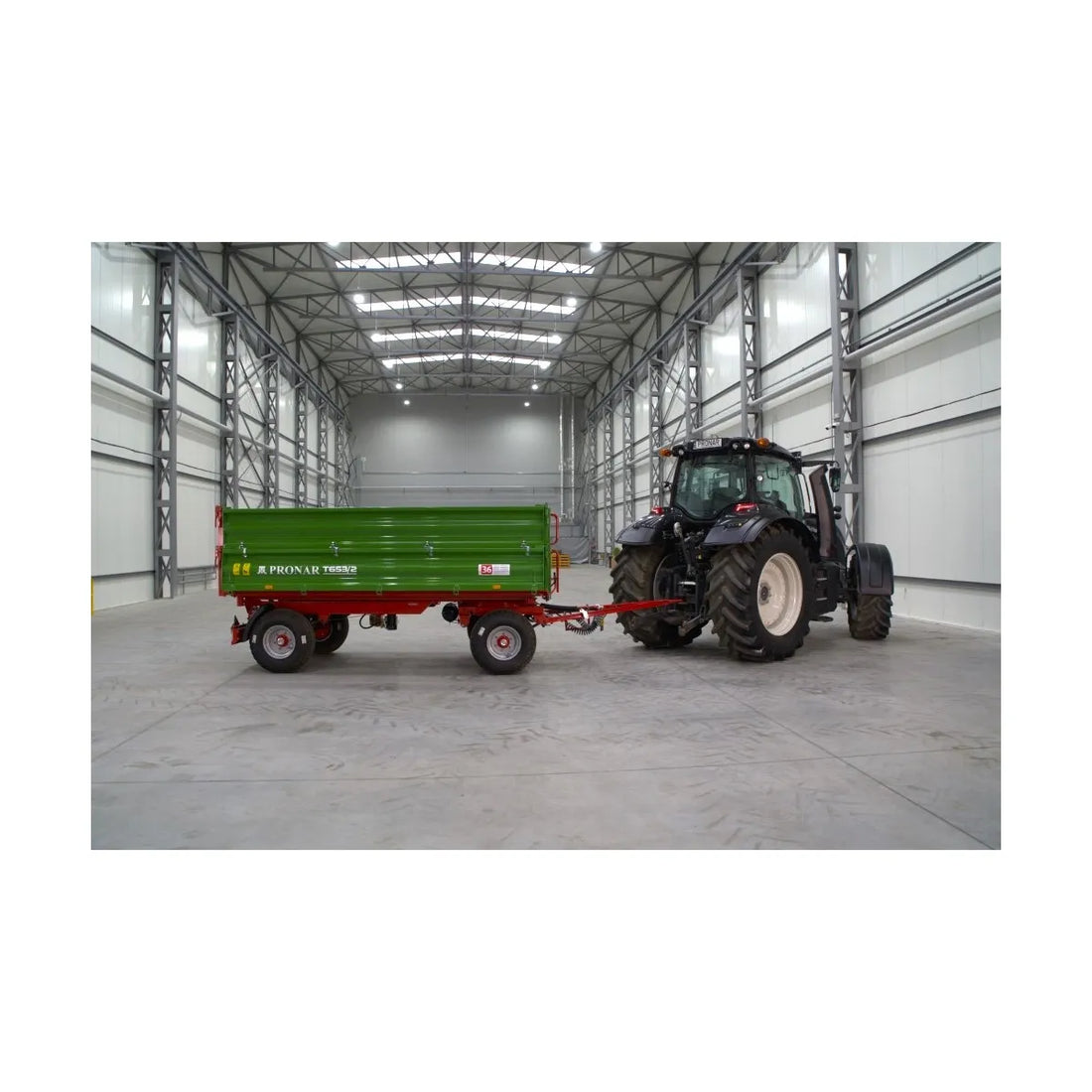 Rimorchio agricolo 2 assi 6T con cassone ribaltabile