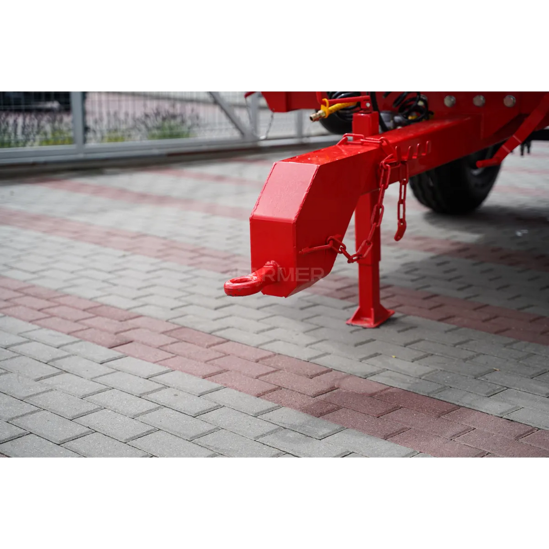 Rimorchio agricolo monoasse da 3,5 t con kiper