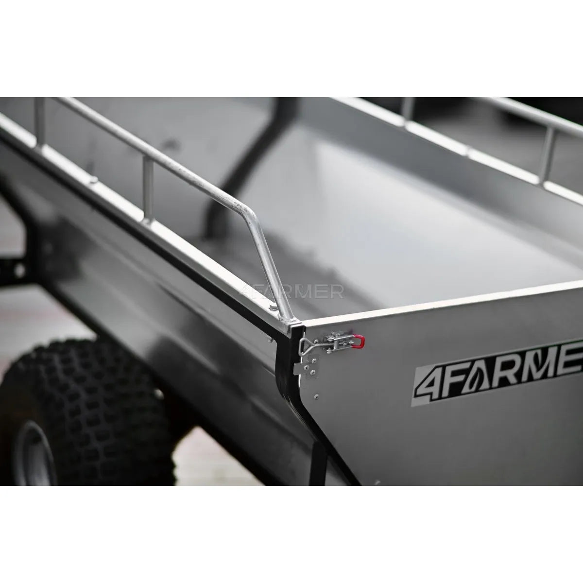 Rimorchio da giardino per quad (ATV) KD-T01C con sponde