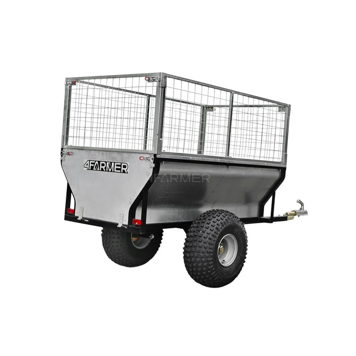 Rimorchio da giardino per quad (ATV) KD-T01B con estensioni a rete