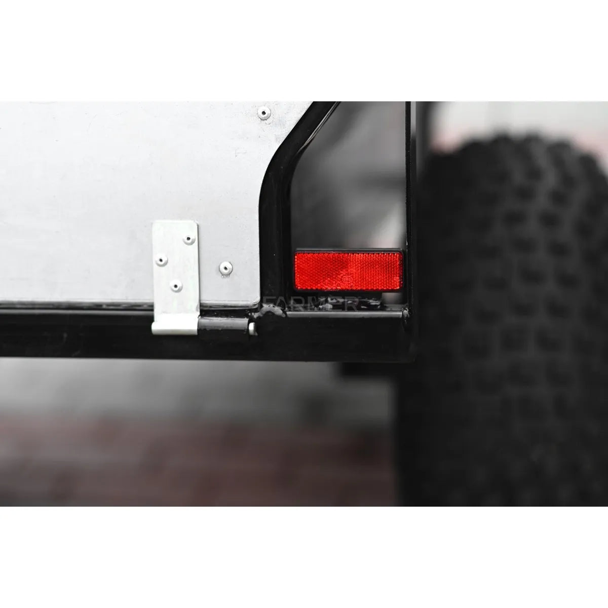 Rimorchio da giardino per quad (ATV) KD-T01B con estensioni a rete