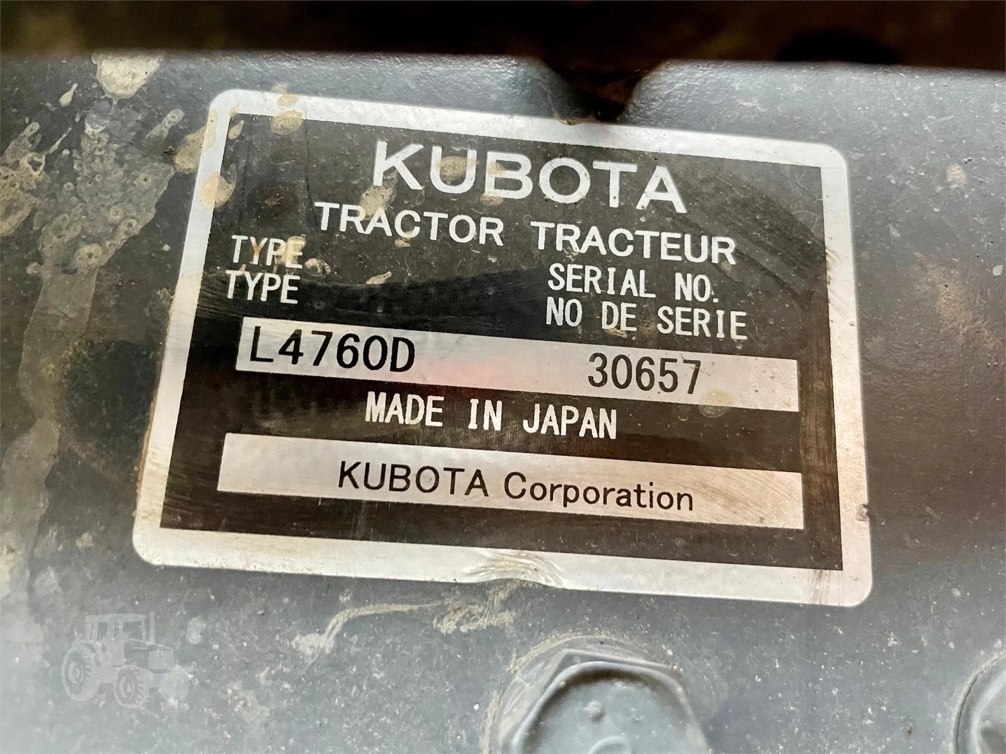 Kubota L4760D – 2014